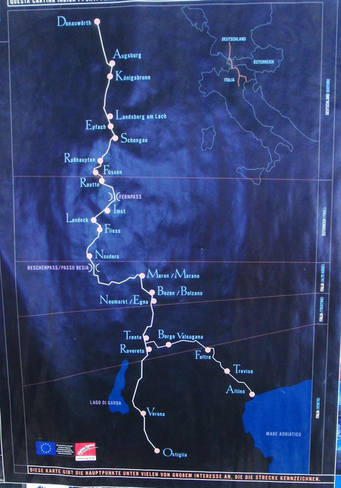 how places connected from a northern Roman Empire perspective.